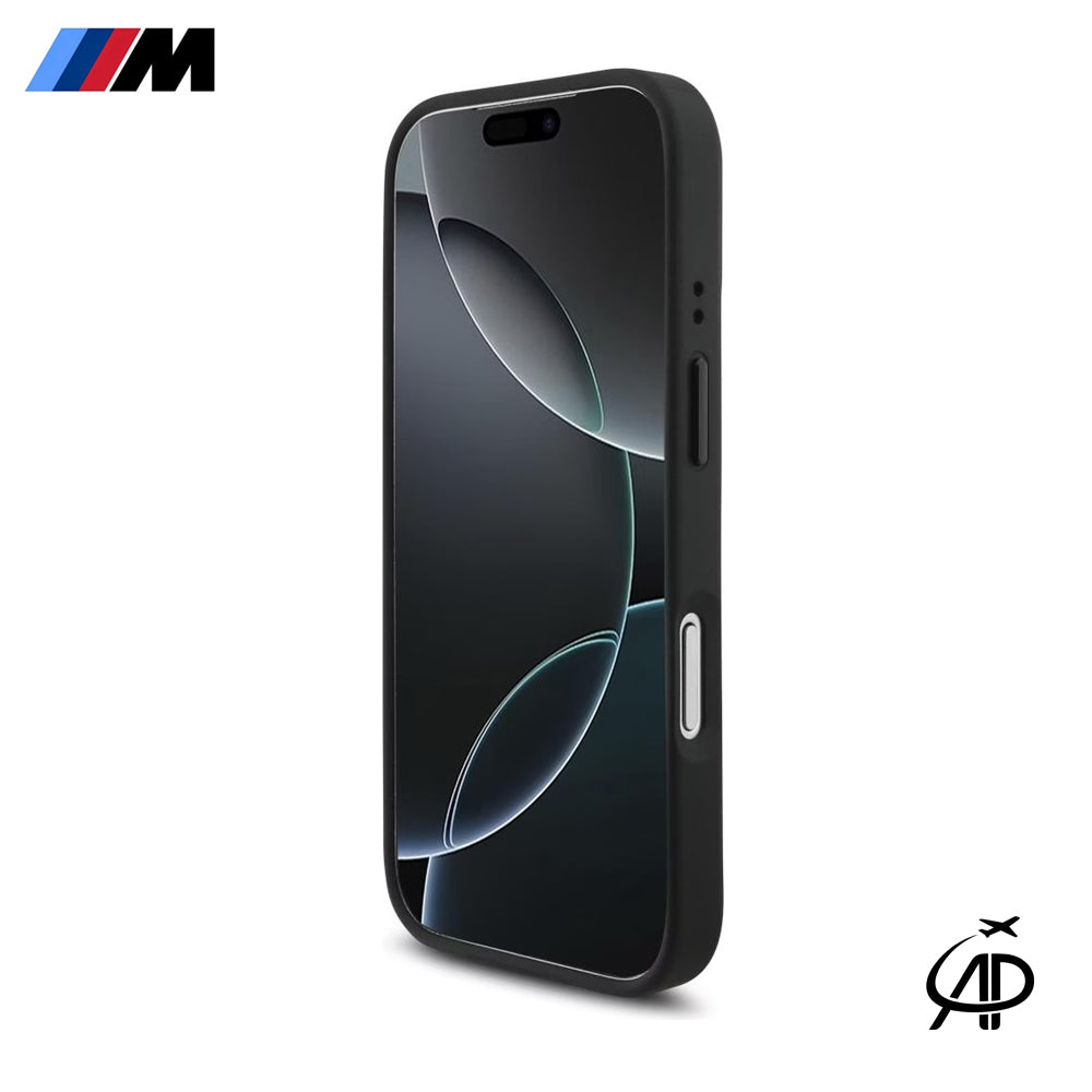 BMW Originals Carbon Tricolor Stripe Magsafe Mobile case for iphone 17 Series