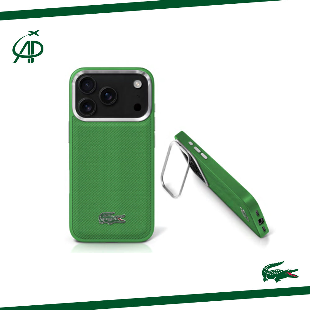 Premium Lacoste Kickstand Phone Cover with Textured Grip