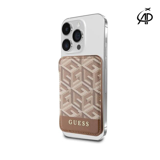 Guess 4G/G-Cube MagSafe Wallet & Stand - 2-in-1 Magnetic Card Holder