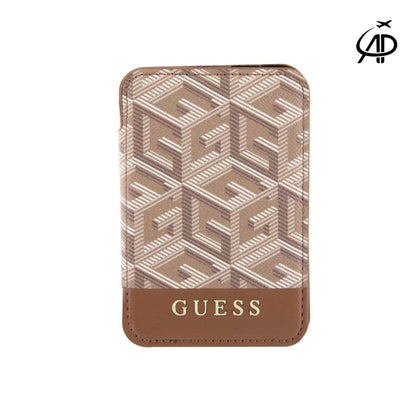 Guess 4G/G-Cube MagSafe Wallet & Stand - 2-in-1 Magnetic Card Holder