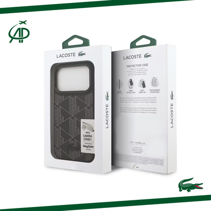 Premium Lacoste Kickstand Phone Cover with Textured Grip