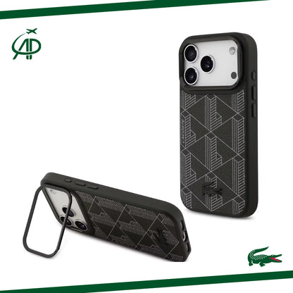 Premium Lacoste Kickstand Phone Cover with Textured Grip
