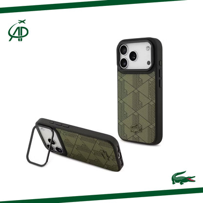 Premium Lacoste Kickstand Phone Cover with Textured Grip