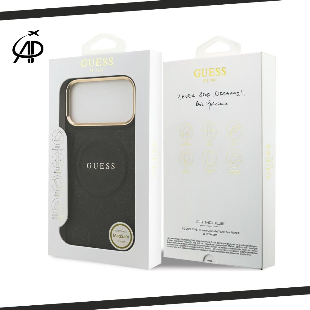 Premium Guess Cover with Gold Trim & Magnetic Ring