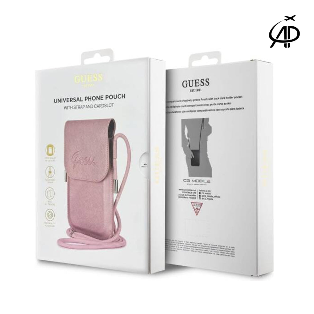 GUESS Universal Phone Pouch | Crossbody Strap & Card Slot