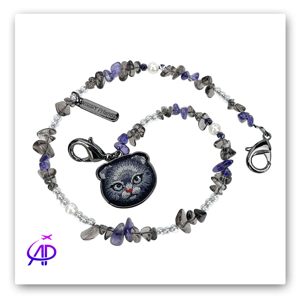 Nimmy Friends Beaded Cat Phone Chain / Bag Strap