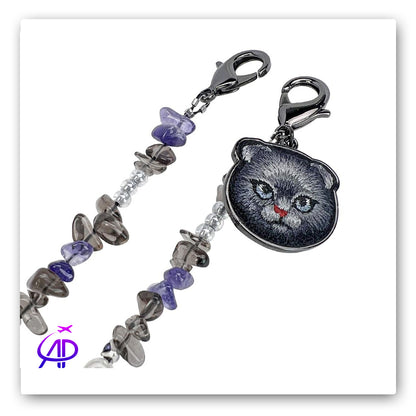 Nimmy Friends Beaded Cat Phone Chain / Bag Strap