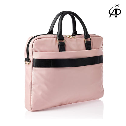 GUESS Padded Laptop Bag | Pink Nylon