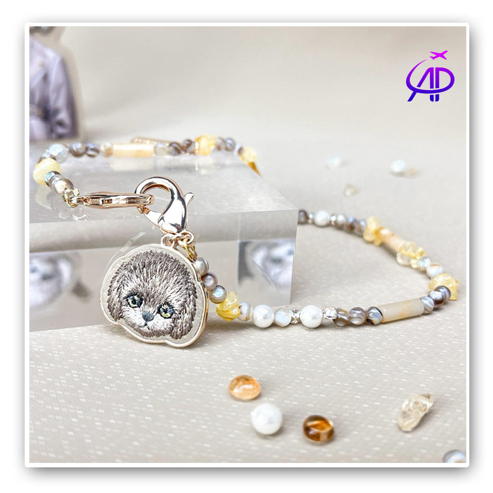 Elegant NIMMY FRIENDS  Stone Pet Charm Accessory