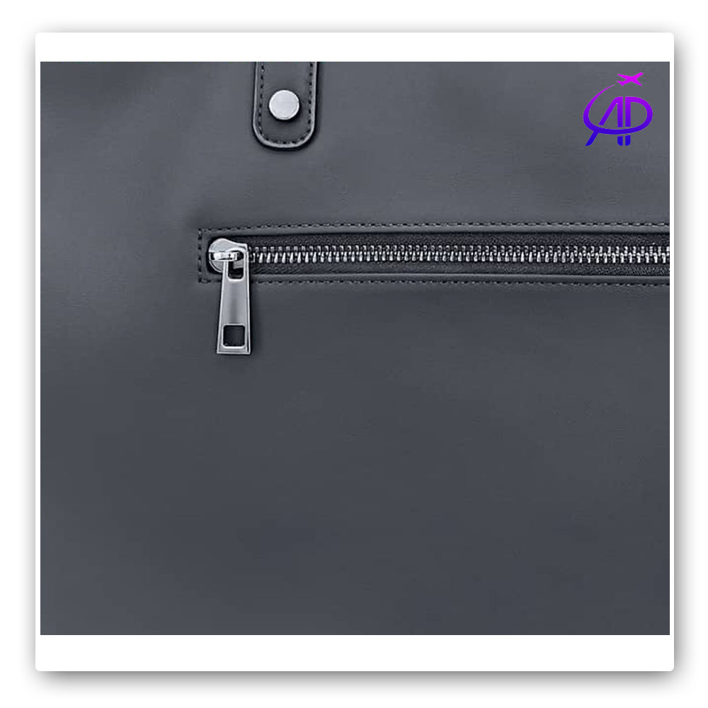 NIMMY FRIENDS Versatile Black Shoulder Tote with Unique Pet Accessories