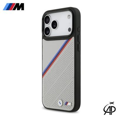 BMW Originals Carbon Tricolor Stripe Magsafe Mobile case for iphone 17 Series