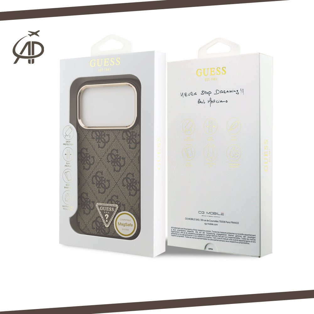 Guess Monogram Triangle Logo Case