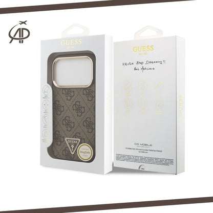 Guess Monogram Triangle Logo Case