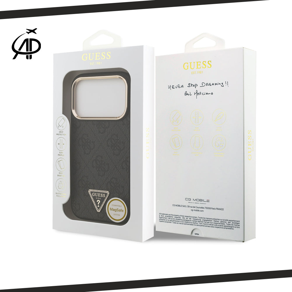 Guess Monogram Triangle Logo Case