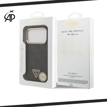 Guess Monogram Triangle Logo Case