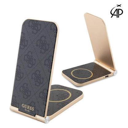 GUESS 15W MagSafe Magnetic Desk Charger | 4G Monogram