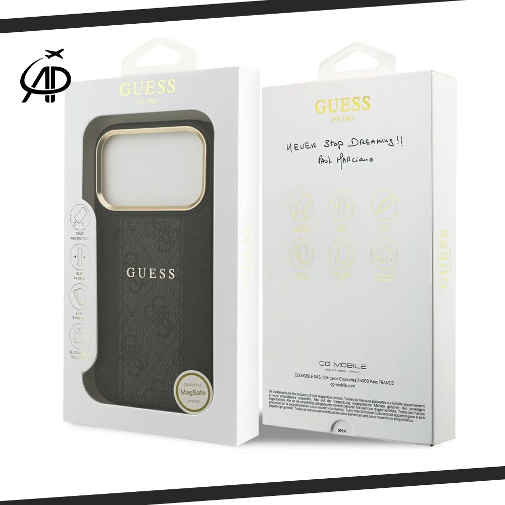 Guess Monogram & Gold Plated Wordmark Case ✨