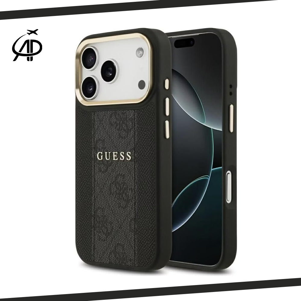 Guess Monogram & Gold Plated Wordmark Case ✨