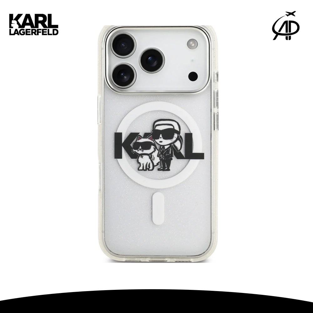 Karl & Choupette Glitter Icon Phone Case