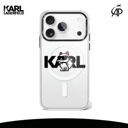 Iconic Cat Logo Transparent Tech Cover