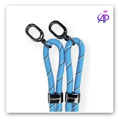 Nimmy Friends Blue Camouflage Rope Phone Lanyard and Strap Set