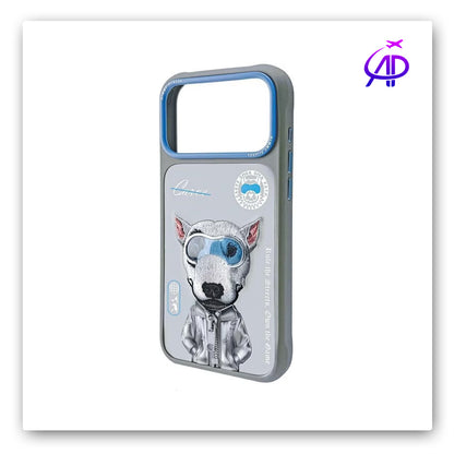 Nimmy Friends Bull Terrier "Carve" Magnetic Protection Case