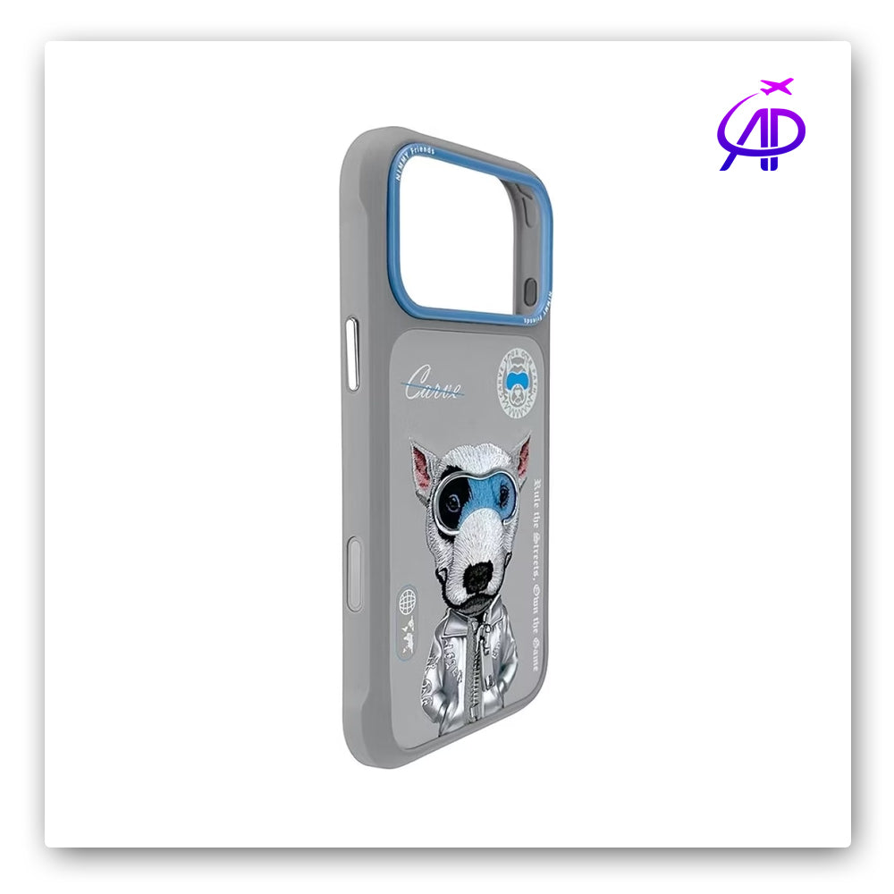 Nimmy Friends Bull Terrier "Carve" Magnetic Protection Case