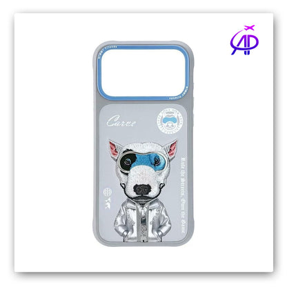 Nimmy Friends Bull Terrier "Carve" Magnetic Protection Case