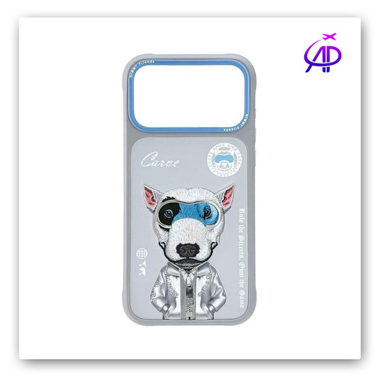 Nimmy Friends Bull Terrier "Carve" Magnetic Protection Case
