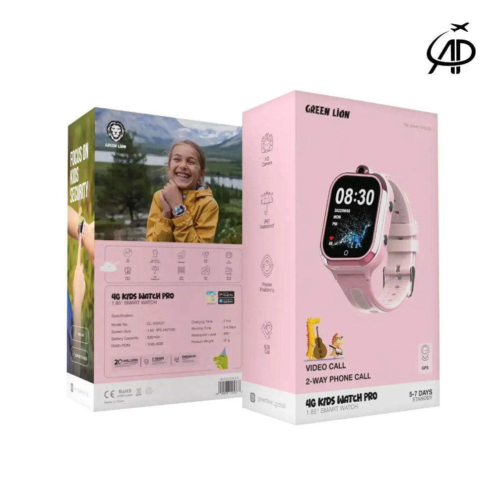 Green Lion 4G Kids Watch Pro - Smart Watch with Video Call & GPS