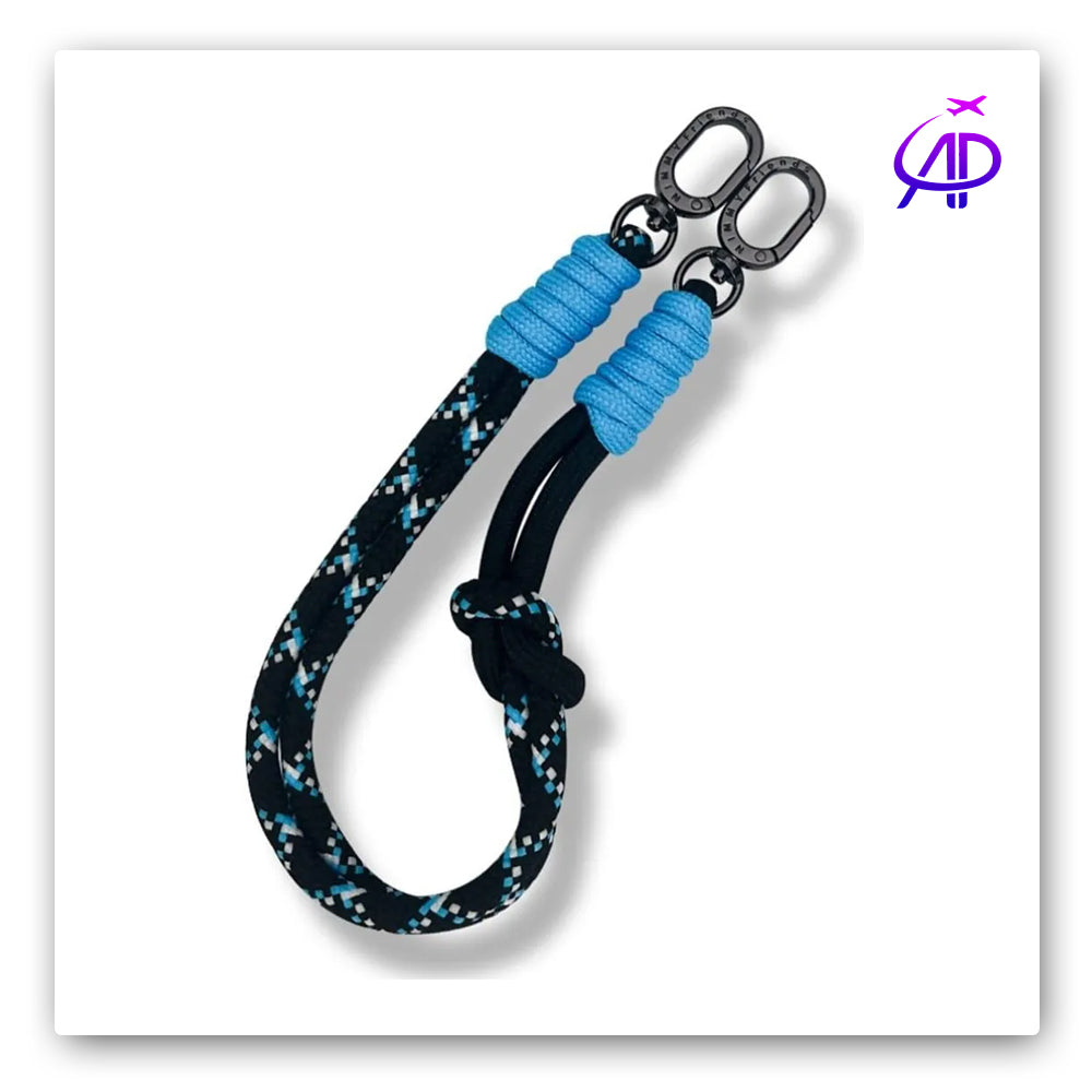 Nimmy Friends Blue Camouflage Rope Phone Lanyard and Strap Set