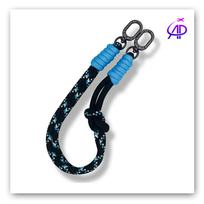 Nimmy Friends Blue Camouflage Rope Phone Lanyard and Strap Set
