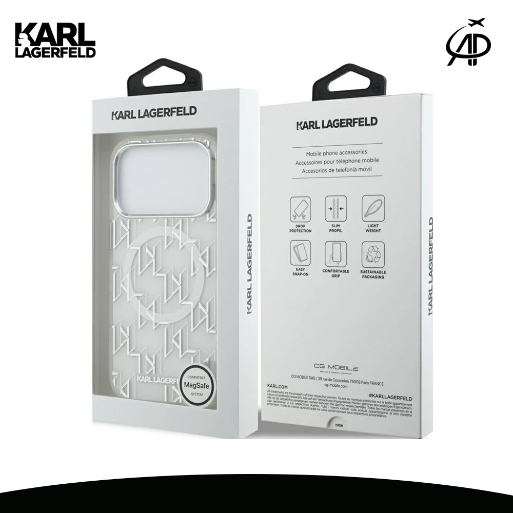 Karl Lagerfeld Geometric Monogram Phone Case