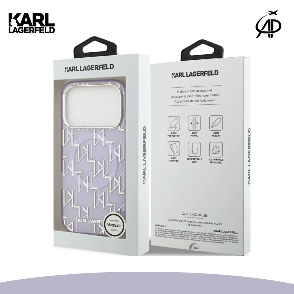 Karl Lagerfeld Geometric Monogram Phone Case