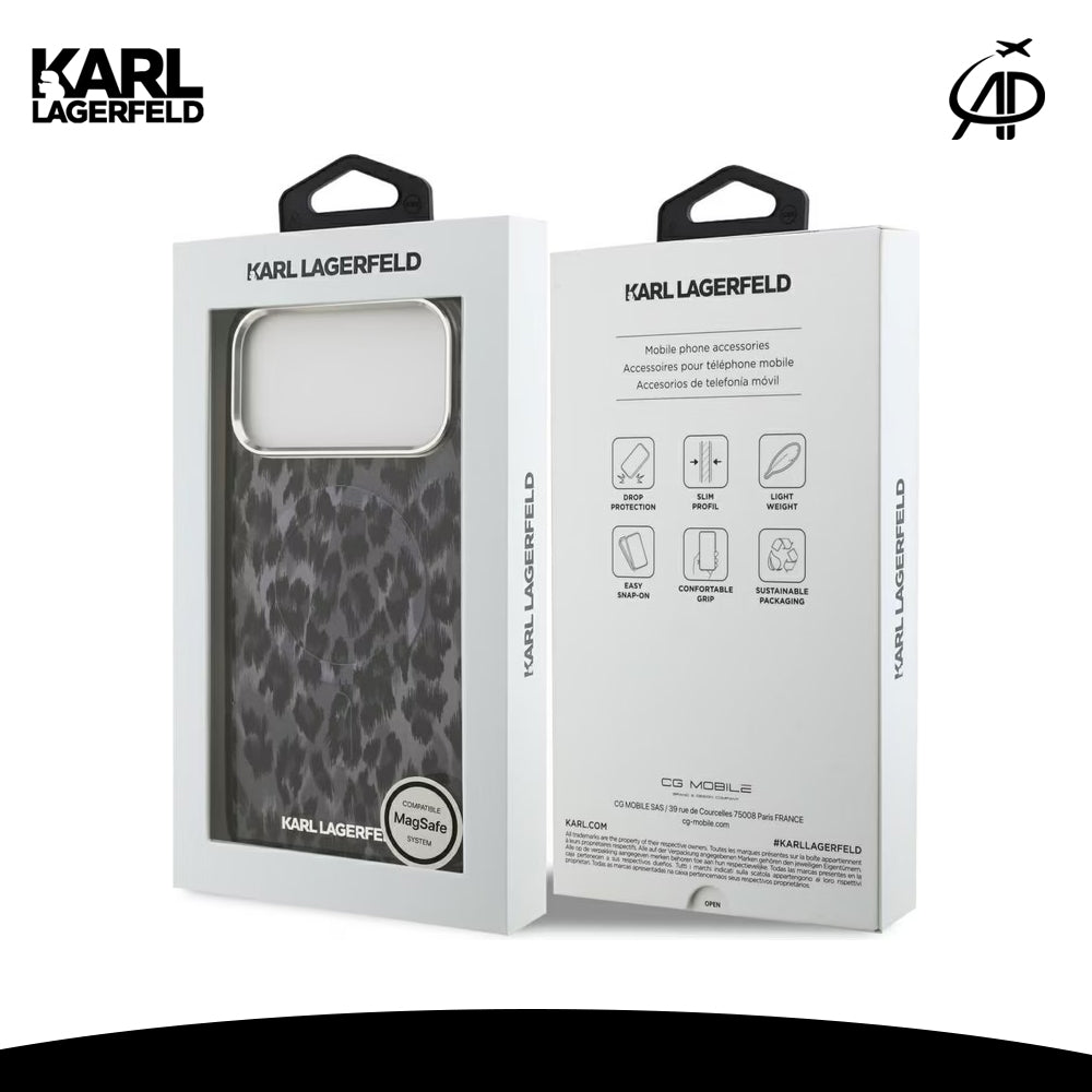 Karl Lagerfeld Leopard Print Phone Case