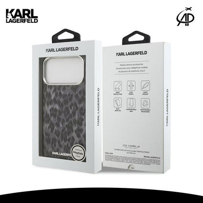 Karl Lagerfeld Leopard Print Phone Case