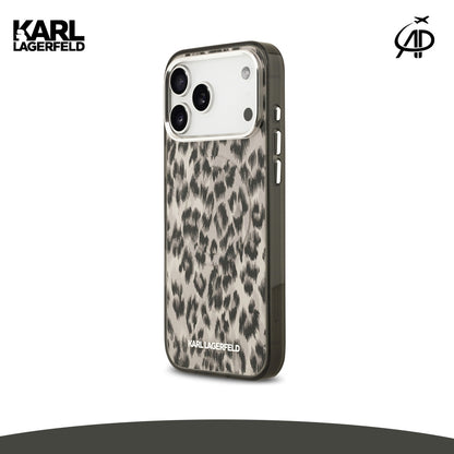 Karl Lagerfeld Leopard Print Phone Case