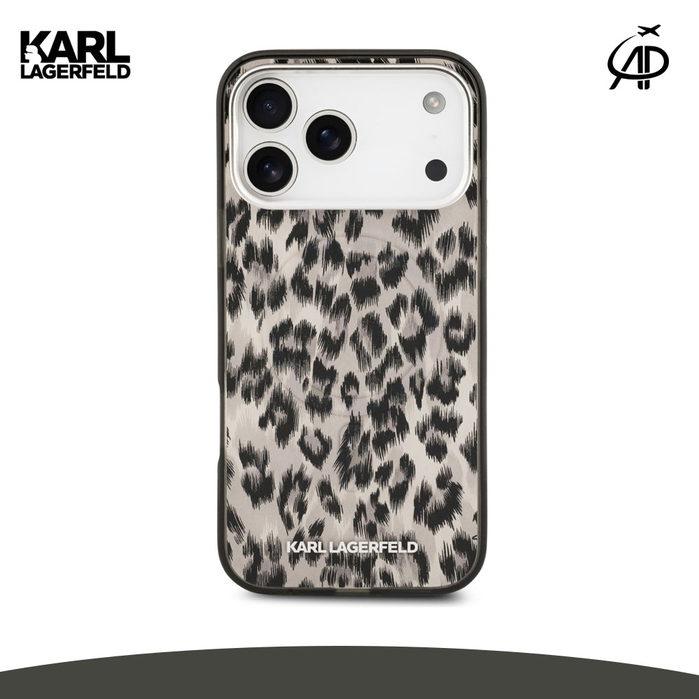 Karl Lagerfeld Leopard Print Phone Case