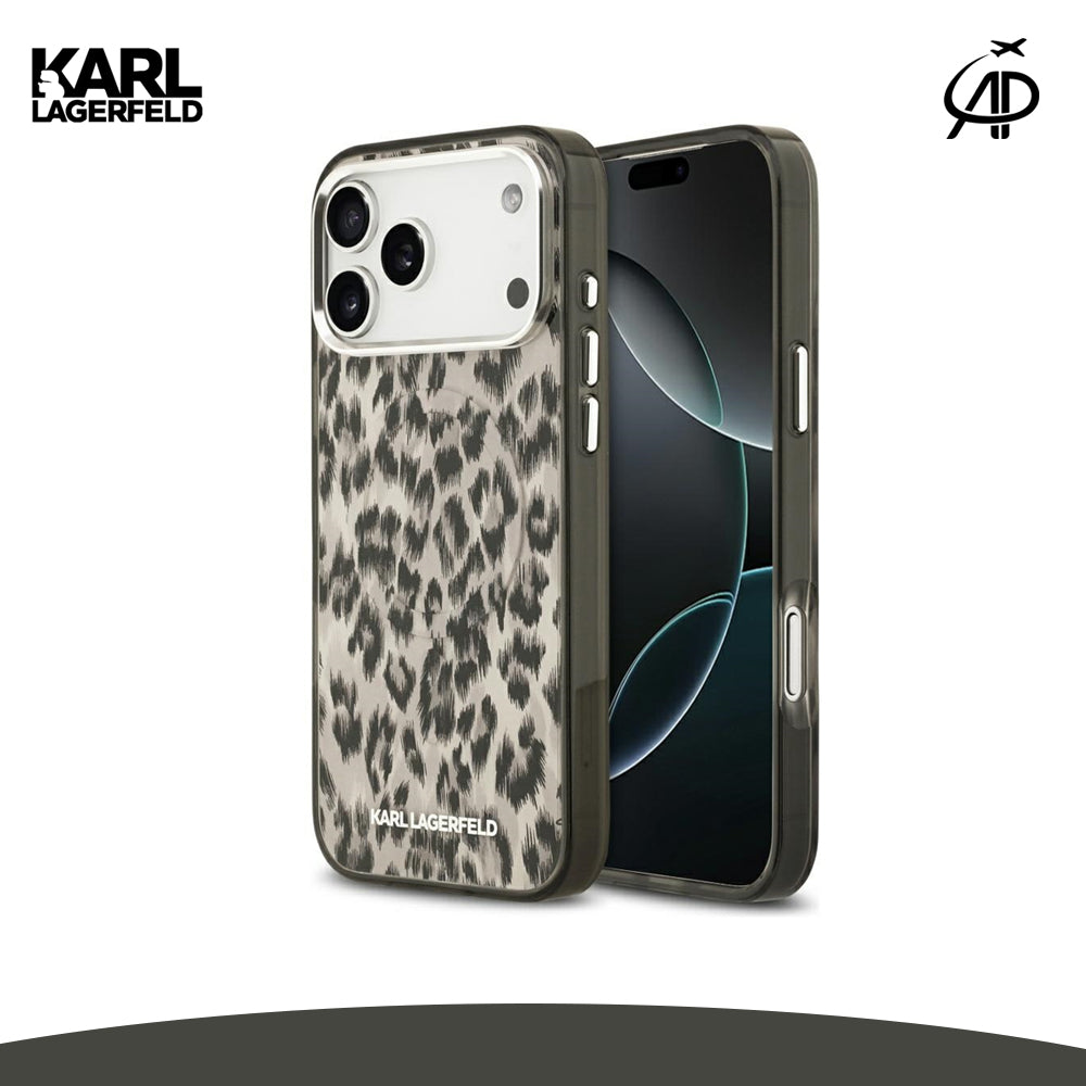 Karl Lagerfeld Leopard Print Phone Case