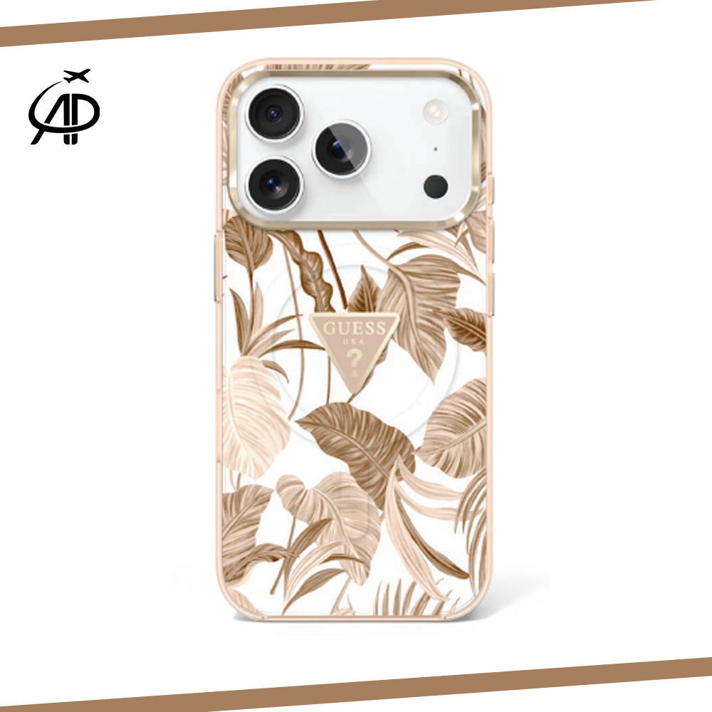 Guess Tropical Floral Print MagSafe Case