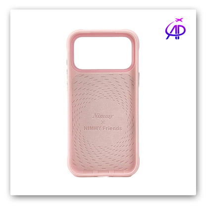 Nimmy Friends Cute Fluffy Dog Pink Magnetic Protection Case