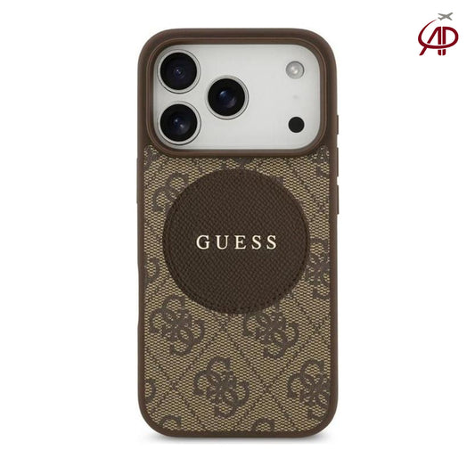 GUESS Brown Monogram Phone Cover | Premium Designer Case