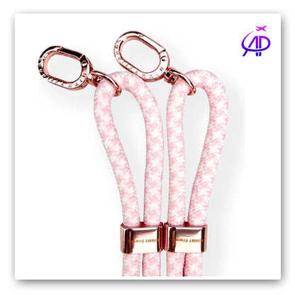 Chic Pink Pattern Phone/Bag Charm Lanyard
