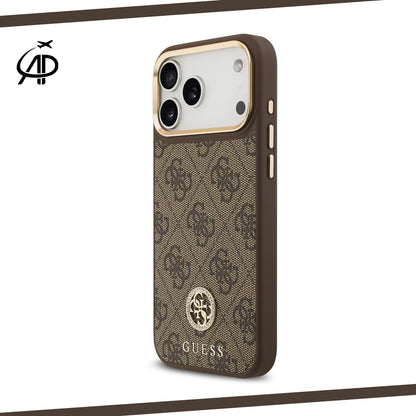 Luxurious Guess Crossbody Case Set with 4G Logo and Gold Accents