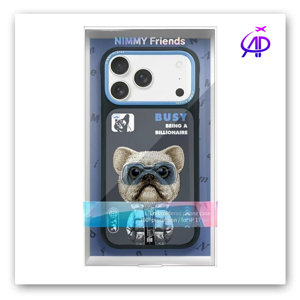 Nimmy Friends Billionaire Dog Magnetic Protection Phone Case