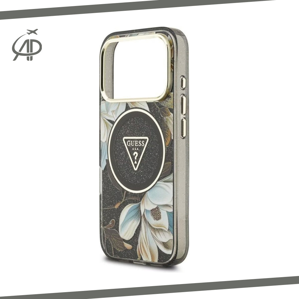 Vibrant Guess Magnolia Flower Cover with Magnetic Ring
