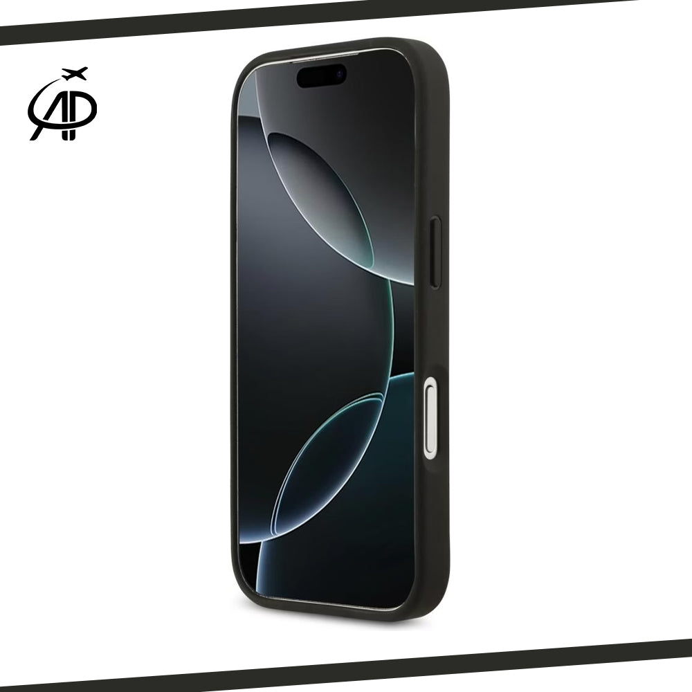 Guess Black Floral Print Case with Metallic 4G Logo