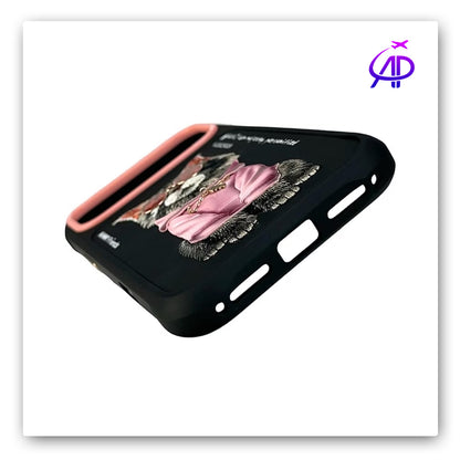 Nimmy Friends Sassy Cat Majesty Pink Hoodie Magnetic Case