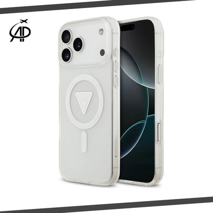 Guess Transparent Colored MagSafe Phone Case