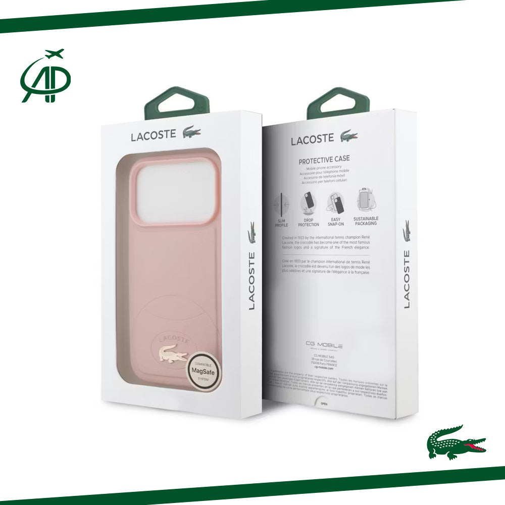 Minimalist Lacoste Solid Finish Protective Phone Cover